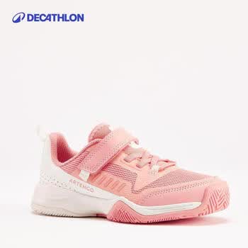 迪卡侬运动鞋儿童男童网球鞋夏季樱花粉（魔术贴款）32-4013160