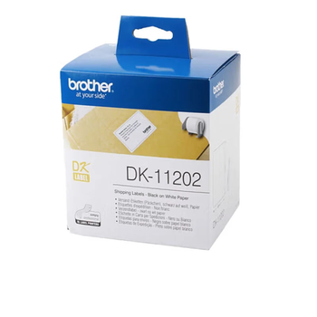 兄弟兄弟DK-11202 热敏不干胶定长标签色带 62mm*100mm白底黑字(纸质/300张)
