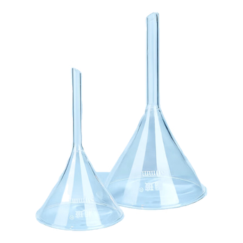 湘玻 漏斗玻璃三角锥形大口径小漏斗透明加厚过滤实验室科研 【短颈】100mm（京仓） 1个