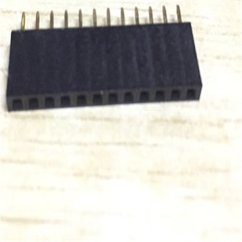 正鑫远 单排排母2.54间距H8.5排针插座母座/针座 酸洗1*12P(240只1包）