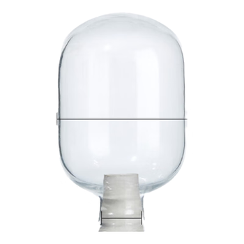 湘玻 种子瓶鸡心瓶玻璃样品展示瓶锥形粉末样品倒置展示瓶实验室玻璃瓶含胶塞 【圆头】250mL(配塞) 1套