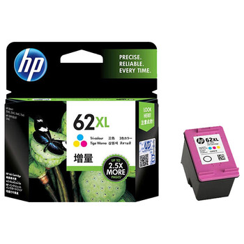 惠普（HP）C2P07AA 62XL 原装彩色墨盒 (适用于HP OfficeJet 200 移动打印机)高容量