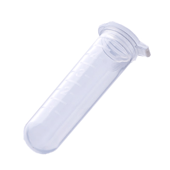 恩布里 塑料离心管 加厚带刻度EP管种子瓶实验室样品管非无菌【5ml】圆底连盖 200个/包
