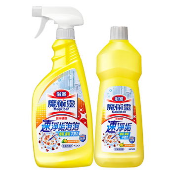 花王（KAO）浴室清洁剂套装1L 卫生间瓷砖玻璃水垢清洁剂水渍去除清洗剂喷雾