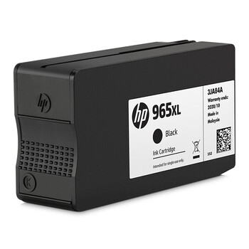 惠普(HP)3JA84AA 965XL 原装黑色大容量墨盒(适用于HP OfficeJet Pro 9010/9019/9020)(2000页) 惠普(HP)3JA84AA 965XL 原装黑色大容量墨盒(适用于HP OfficeJet Pro 9010/9019/9020)(2000页)