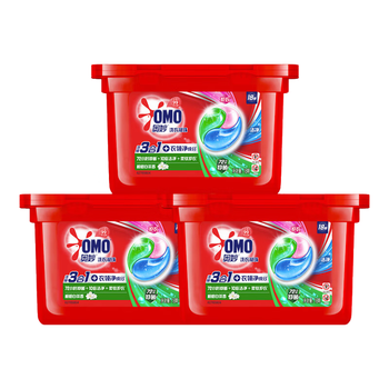 奥妙（OMO）三合一洗衣凝珠54颗(18*3盒) 桉树香 长效抑菌留香