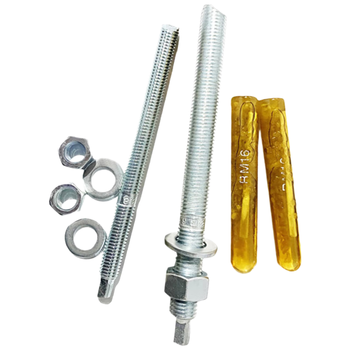 天猴 化学螺栓 化学锚栓 化学膨胀螺丝化学膨胀螺栓锚栓药剂彩锌 10*130（2套）4.8级化学锚栓