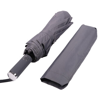 艾逸瑶选     朋克系列10骨加厚黑胶超大全自动晴雨伞    YS-1846