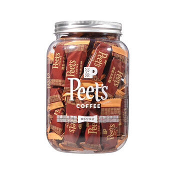 皮爷咖啡皮爷peets 海盐太妃糖扁桃仁杏仁焦糖45颗分享装315gA