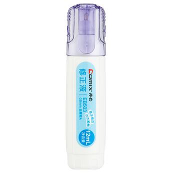 齐心（COMIX）12ml 3支装修正液涂改液 快干环保涂改液 学生用品大只改正液开学必备礼物 EB503白