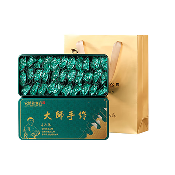 安溪铁观音乌龙茶大师手作祥华产区清香型特级512g轻火礼盒装茶叶