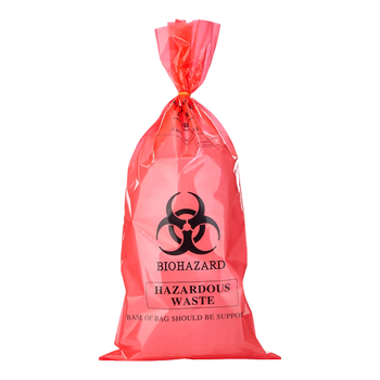 比克曼生物（BKMAM）耐高温高压灭菌袋医疗生物垃圾袋实验室工业废弃物垃圾袋 红色PP复合61*81cm50个 1袋