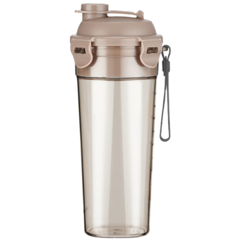 乐扣乐扣（LOCK&LOCK）大容量运动杯塑料水杯随手茶杯棕色ABF934MBR_680ML