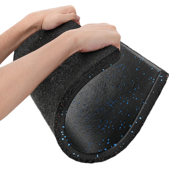 京东京造 健身房橡胶地垫运动地胶防滑隔音减震地垫2.5cm厚4片拼接款