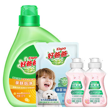 好爸爸  亲肤倍净洗衣液四件套盒装 （1710g）