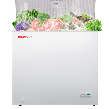 星星（XINGX）240L单温家用小型冰柜 大容量减霜保鲜净味节能一级能效冰箱冷藏冷冻两用冷柜BD/BC-240QJ