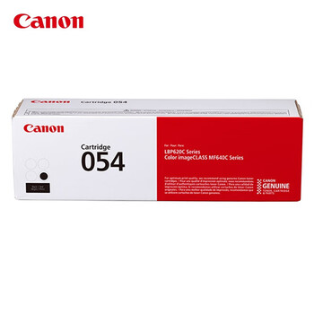 佳能（Canon）CRG054 BK原装黑色硒鼓（适用iC MF641Cw/iC MF643Cdw/iC MF645Cx/LBP621Cw/LBP623Cdn/LBP623Cdw）