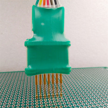 熙久阳 探针 测试针 烧录下载编程 弹簧针针排线 2.54单排九爪梅花H