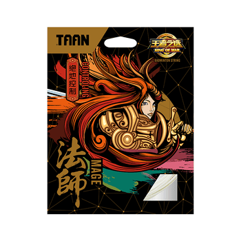 Taan泰昂羽毛球线弹力炫音羽毛球拍线绳王者法师白色一条