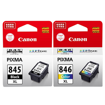 佳能（Canon）845墨盒846 PG845XL墨盒原装+CL846XL墨盒大容量套装 佳能MG3080墨盒2580S 2400/2980打印机TS3180墨盒TS3480