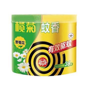 榄菊实惠精选 蚊香36圈 野菊花筒装+香辣萝卜干酱腌菜230克 下饭菜