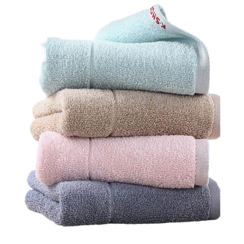 金号纯棉毛巾 3A抗菌吸水擦脸面巾 A类洗脸巾素色4条100g/条76*33cm