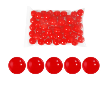 迪麦佳 幸运抽奖球红色小球50个 抽奖箱摸奖箱网红色抓奖箱活动开业喜庆布置铝合金拆卸式年会抽奖箱 