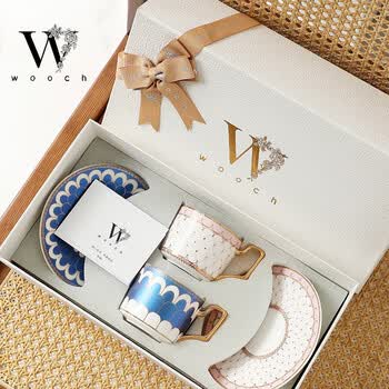 物取（WOOCH）结婚礼物送新人咖啡杯礼盒套装新婚乔迁闺蜜生日杯子一对搬家情侣