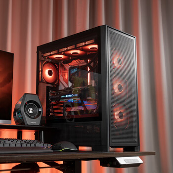 爱国者(aigo)扶摇 百里 黑色 玻璃侧透台式机电脑主机箱 支持360水冷/ATX主板/风道机箱/六面网孔防尘散热 爱国者(aigo)扶摇 百里 黑色 玻璃侧透台式机电脑主机箱 支持360水冷/ATX主板/风道机箱/六面网孔防尘散热