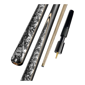 威仕顿墨屿台球杆 小头桌球杆镶嵌黑八斯诺克通杆 10MM带碳素杆盒