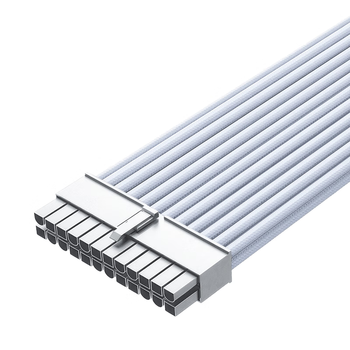 佳翼（JEYI）24Pin台式电脑主板供电线 电源供电延长线模组线24针延长线 主板24PIN加长线 30厘米 白色