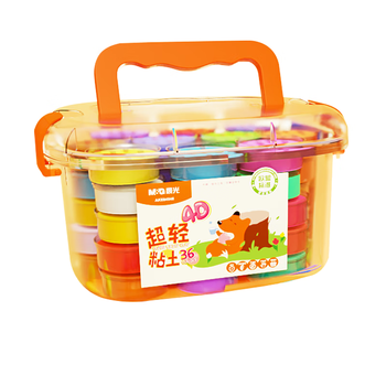 晨光（M&G）小狐狸盒装36色4D超轻粘土 儿童超级彩泥橡皮泥黏土幼儿园小学生手工diy玩具生日开学礼物