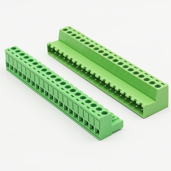 正鑫远 免焊对接2EDGRK5.08mm空中对插接线端子公母插拔式绿色连接器KP座 20P整套(10个)