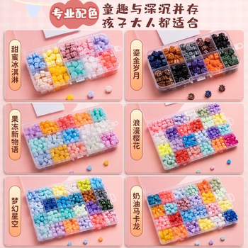 空色火漆印章套装礼物礼盒儿童印章蜡粒工具男孩女孩创意玩具DIY手工幼儿园生日圣诞