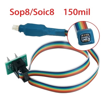 熙久阳 烧录测试探针弹簧针在线烧录WSON SOIC TSSOP8 SPI FLASH biosSOP8窄体探针线
