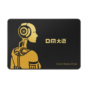 大迈（DM）DMSSD固态硬盘 F550金色升级版 256G 台式机/笔记本通用 电脑升级组件