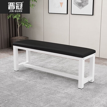 晋冠软包长条凳商场换鞋凳健身房休息凳浴室凳洗澡凳床尾凳 1.2米单层
