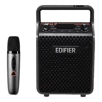 漫步者（EDIFIER）PP205无线版 手提便携蓝牙音箱 广场舞音响 户外K歌音箱 暮云灰