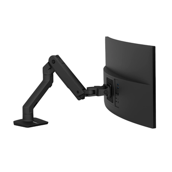 爱格升（ERGOTRON）HX重型显示器支架电脑支架支架臂旋转电脑架台式机屏幕底座增高架电脑桌（45-475-224）黑色