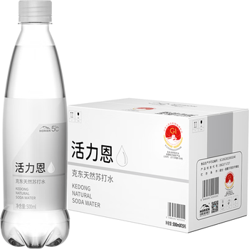 5°C（HORIEN5°C）活力恩克东天然无气弱碱性苏打水PH8.3+ 500ML*15瓶 整箱