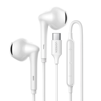 绿联 Type-C有线耳机 半入耳式耳机有线耳麦游戏吃鸡K歌音乐耳机 适用于iPhone16小米华为oppo