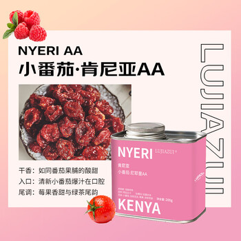 甪家嘴鹿家嘴小番茄肯尼亚AA精品手冲阿拉比卡浅烘精品咖啡豆200g