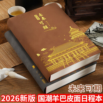 嘉然恒未来可期日程本2026年带日期笔记本本子A5每日计划本一天一页时间管理效率手册日历式记事本定制