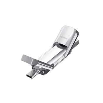 爱国者（aigo）256GB 固态U盘 双接口手机电脑两用U盘 Type-C/USB3.2 读速高达520MB/s U393 大容量高速优盘