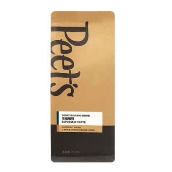 皮爷咖啡皮爷peets 浓缩咖啡新鲜烘焙黑咖啡深烘意式拼配250g【新包装】