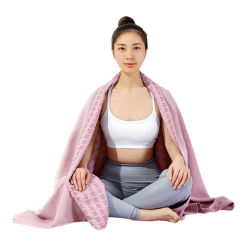 奥义瑜伽铺巾加宽82cm吸湿防滑隔寒瑜便携瑜伽巾毯子