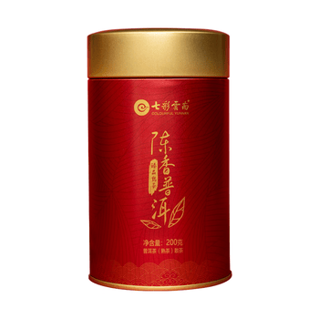 七彩雲南2019年珍藏陈香普洱熟茶散茶200g 口粮茶叶自己喝