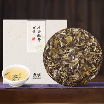 熙溪福鼎白茶 2019年白牡丹300g 单饼白茶饼囤茶老白茶茶叶 