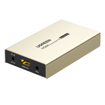 绿联HDMI延长器120米 hdmi转RJ45网口转换器 单网线网络高清1080P视频传输信号放大连接器 接收端