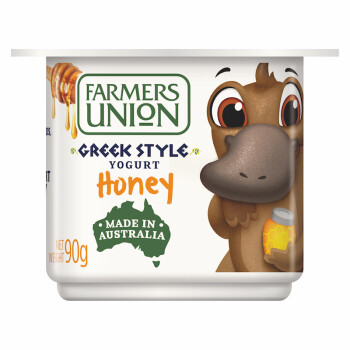 农夫联盟（Farmers union）澳洲进口 希腊风味 儿童酸乳（含蜂蜜） 90g*4杯